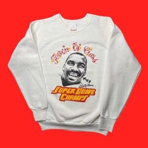 Vintage 80s Washington Doug Williams  football caricature sweater